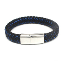 Yudan High Quality Stainless Steel Bracelet Men's Leather Bracelets